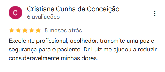 Depoimento Google Dr. Luiz Maurício Fonseca em Salvador, BA
